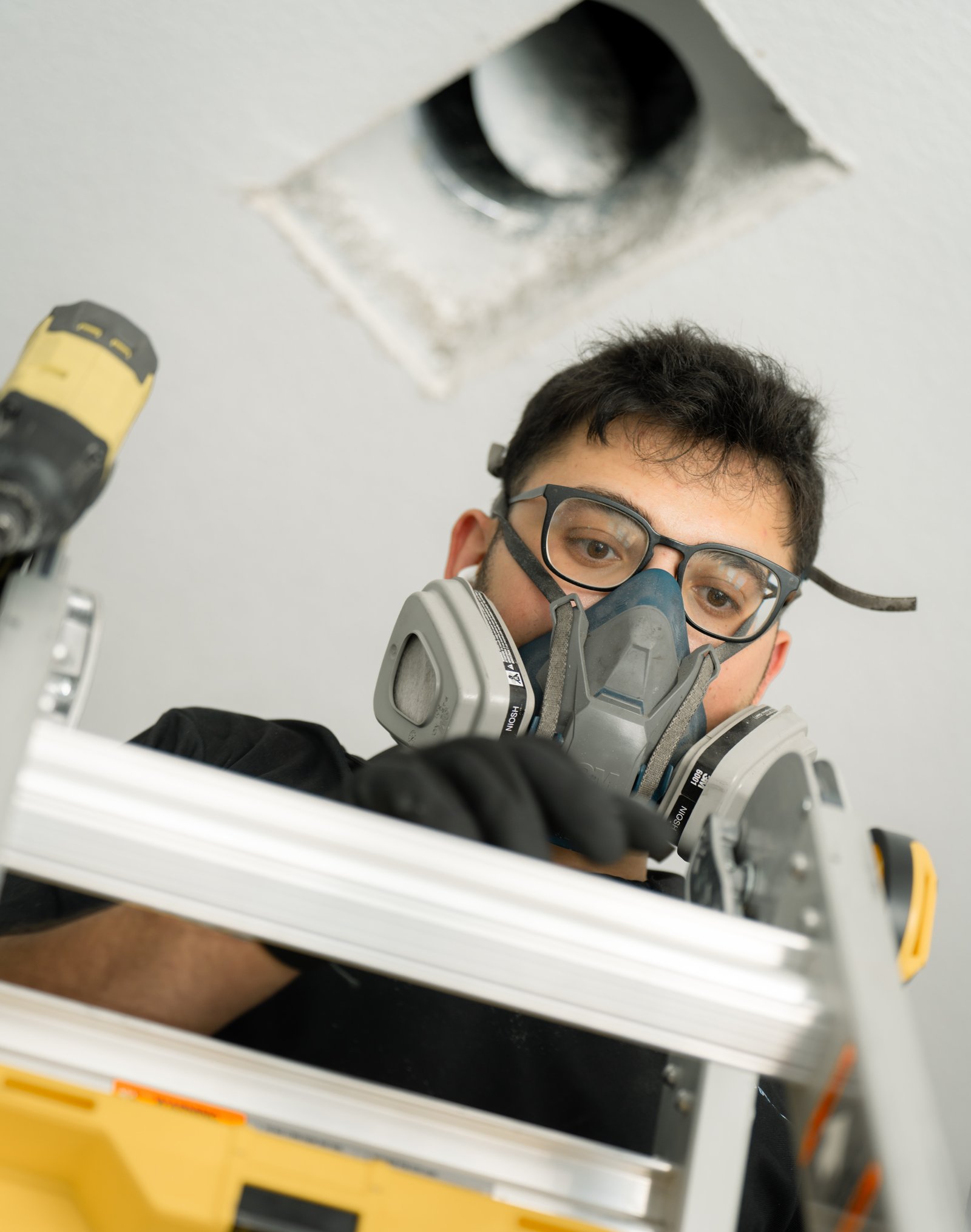 ClearAir Solutions technician on the job