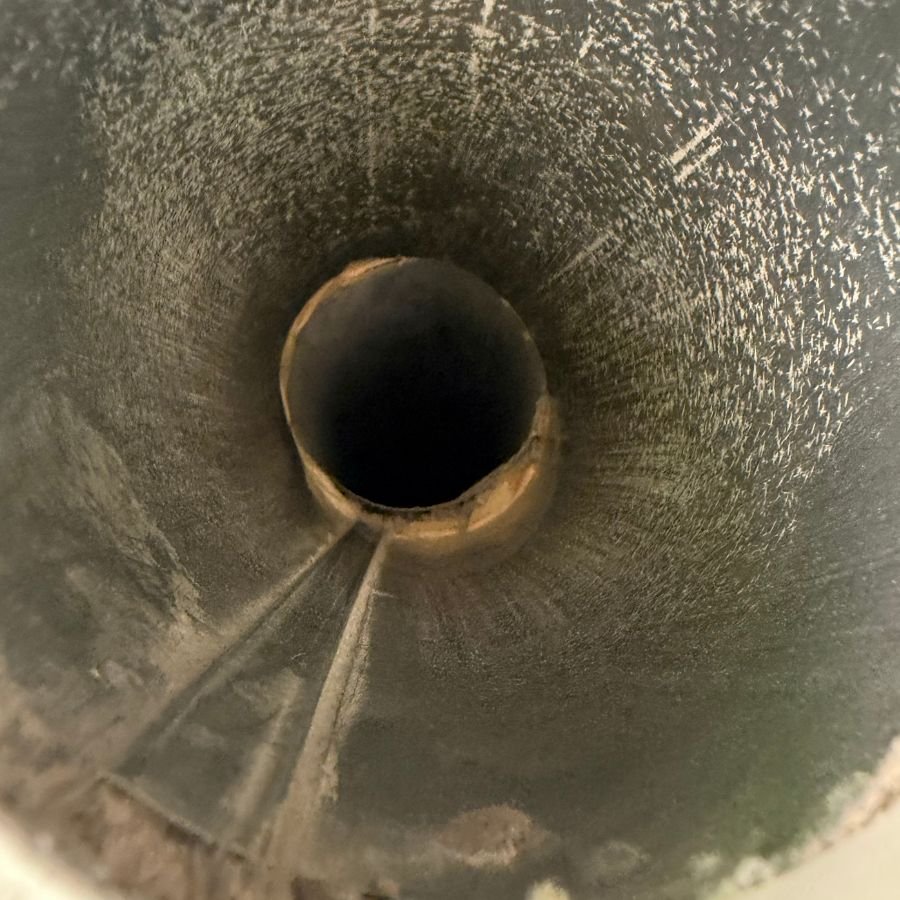 Dryer vent after cleaning