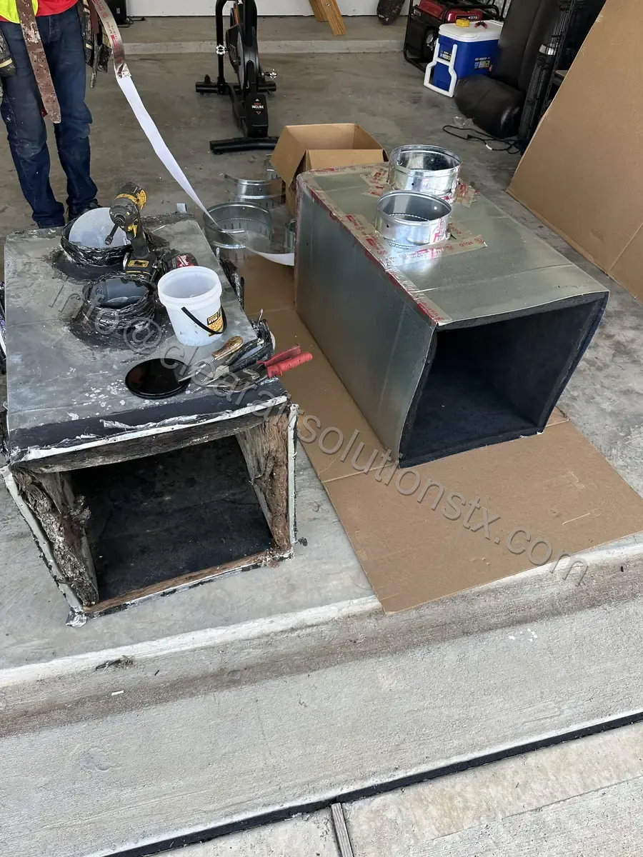 Plenum Box Replacement in Baytown, TX by ClearAir Solutions, December 2025