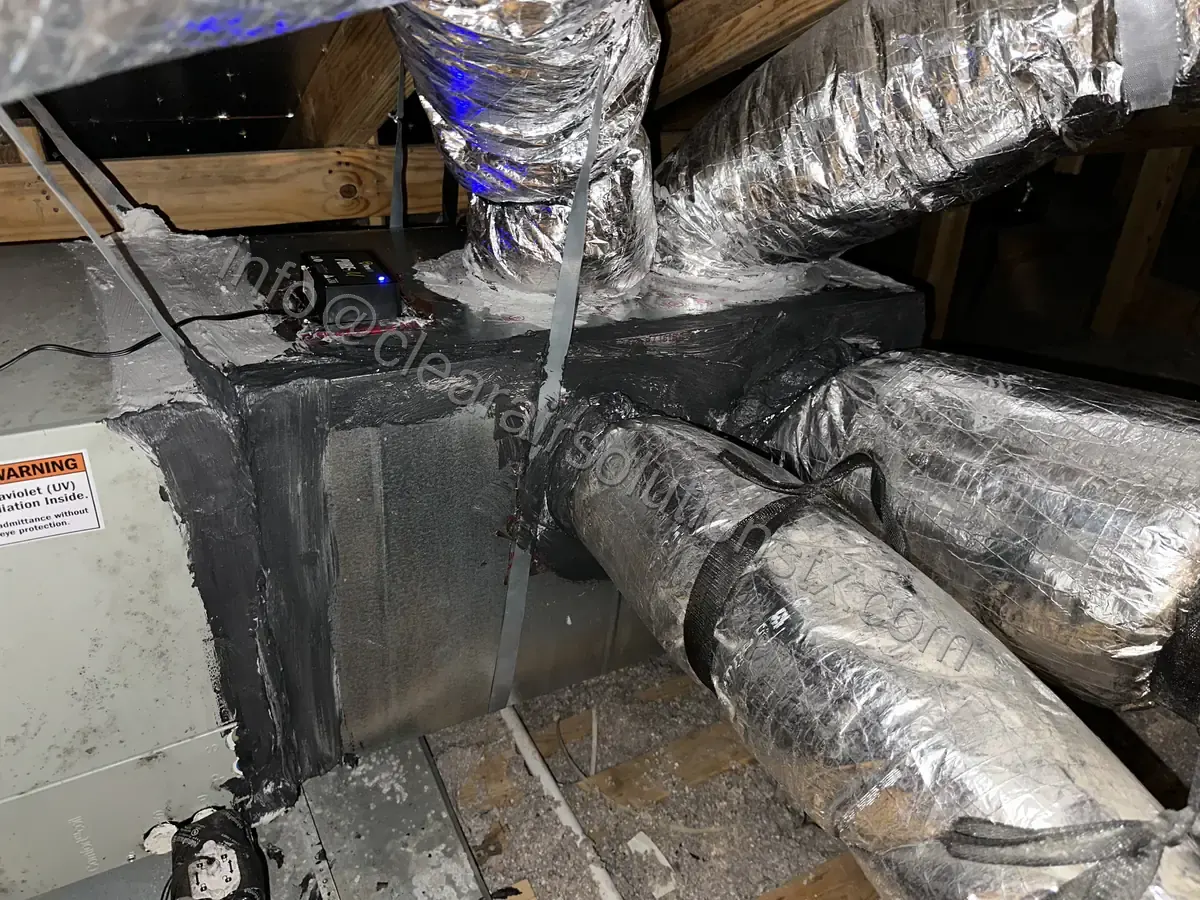 Air Duct Sealing in Houston, TX by ClearAir Solutions, December 2025