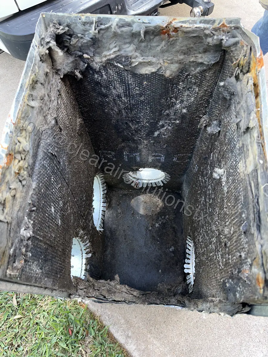Plenum Box Replacement in Pearland, TX by ClearAir Solutions, December 2025