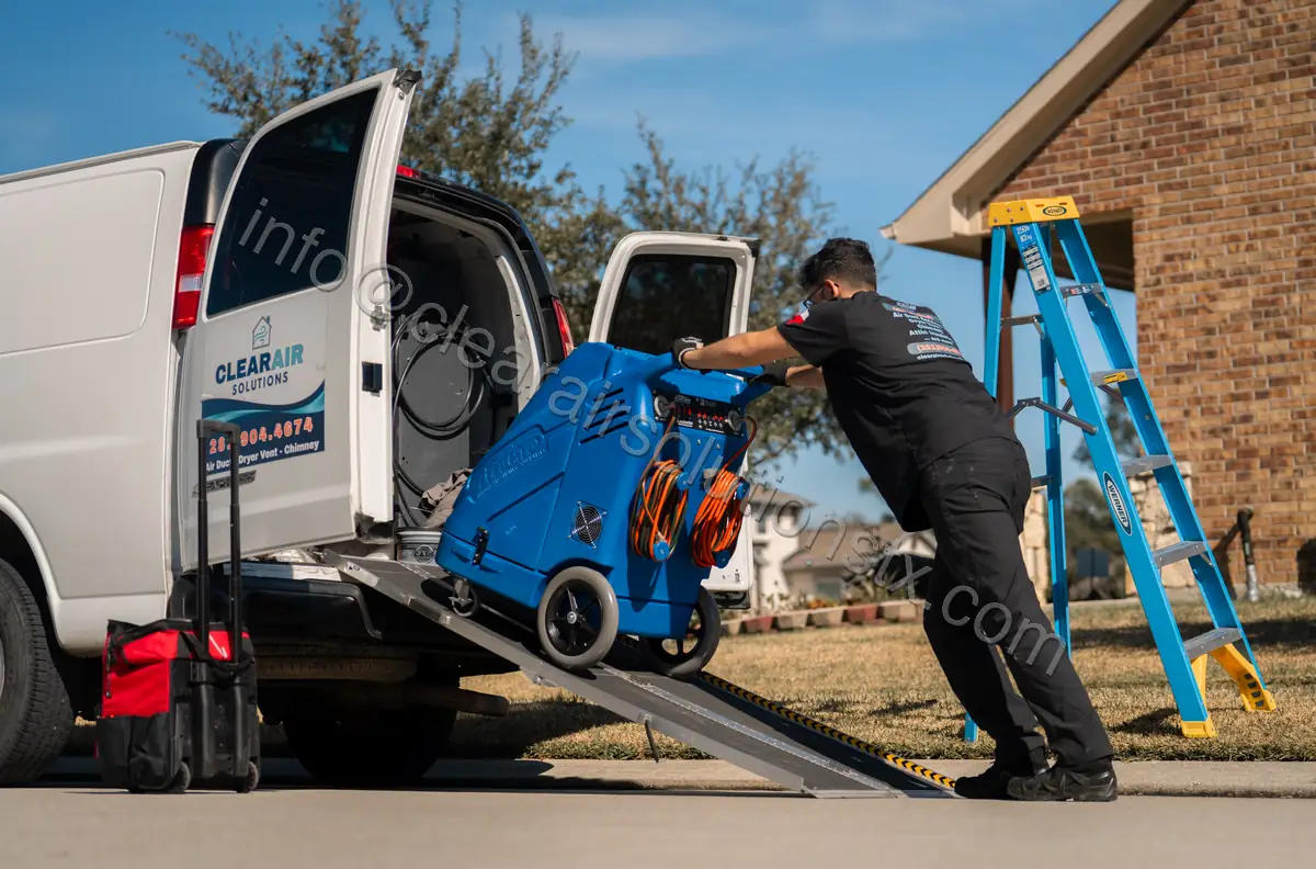 Air Duct Cleaning in Spring, TX by ClearAir Solutions, December 2025