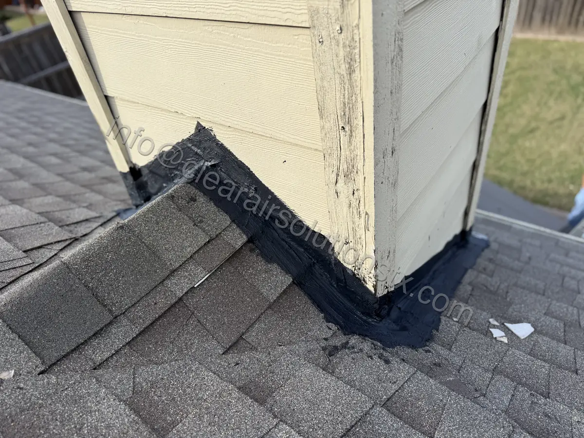 Chimney Flashing Repair in Pearland, TX by ClearAir Solutions, September 2026