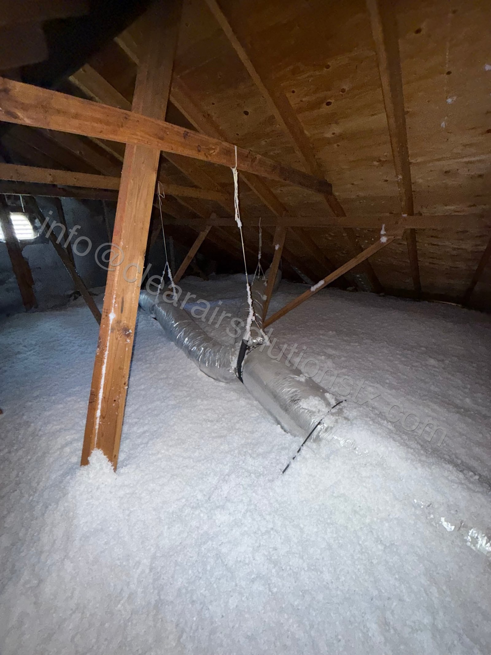 Attic Insulation in Houston, TX by ClearAir Solutions, November 2025